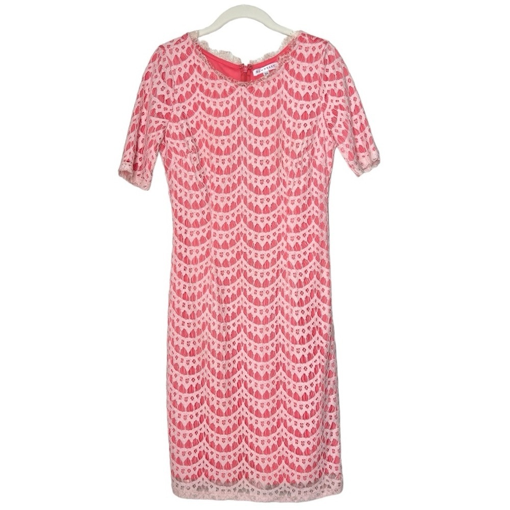 DownEast Lace Dress Knee Length Size XS